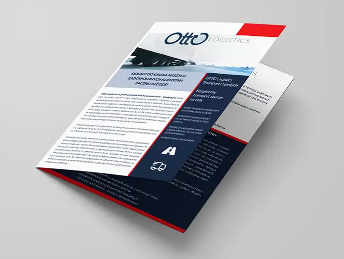 folder otto logistics - strona tytułowa