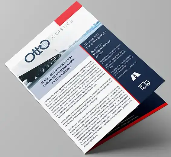 folder Otto Logistics - strona tytułowa