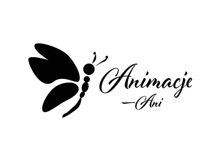 logotyp animacje ani - wersja czarna